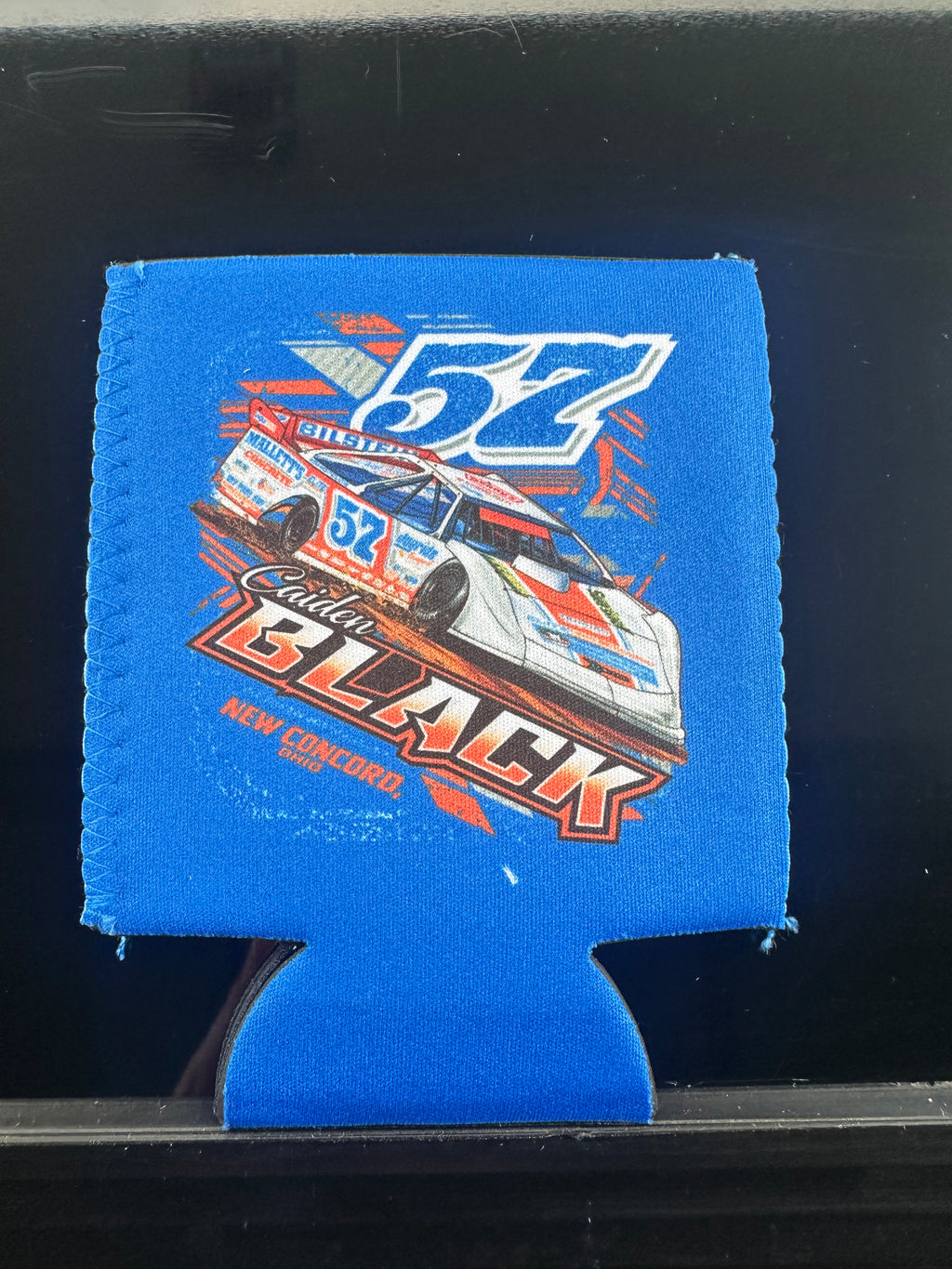 2026 Black/Blue Can Coozie