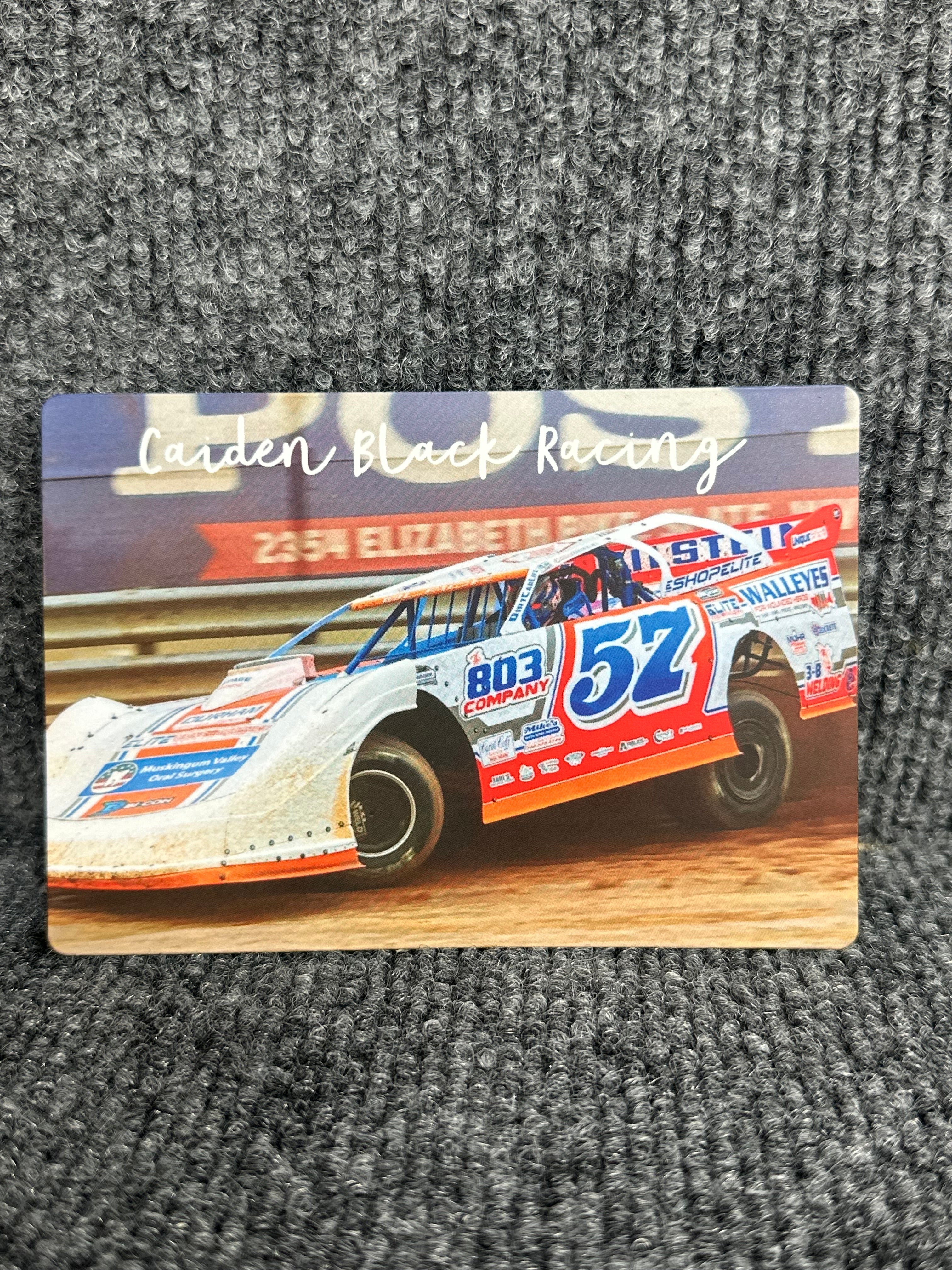 Caiden Black Racing Magnet- 2 designs