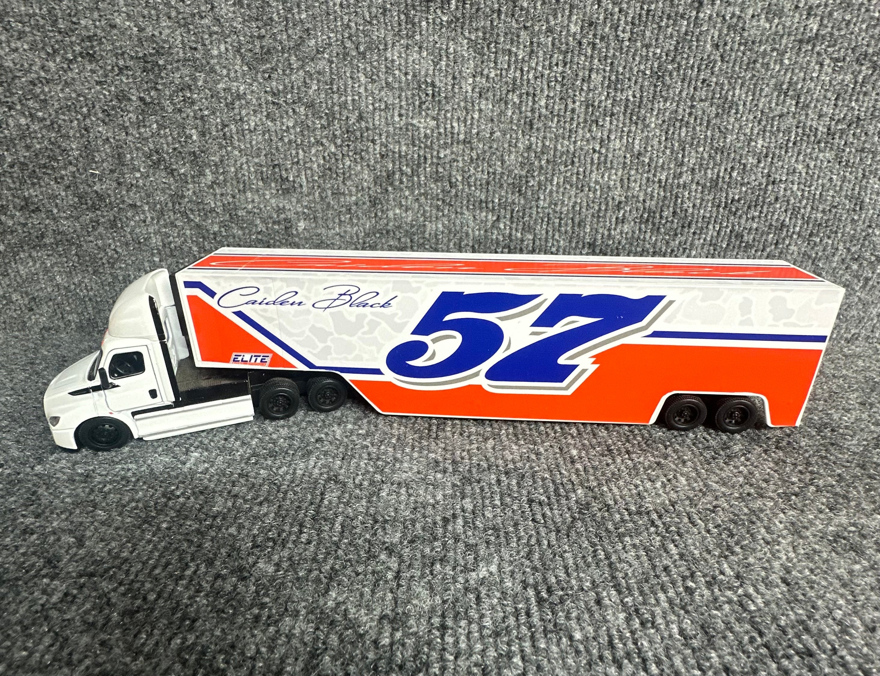 Caiden Black Racing Semi-Truck Hauler