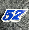 Matte Small "57" Sticker