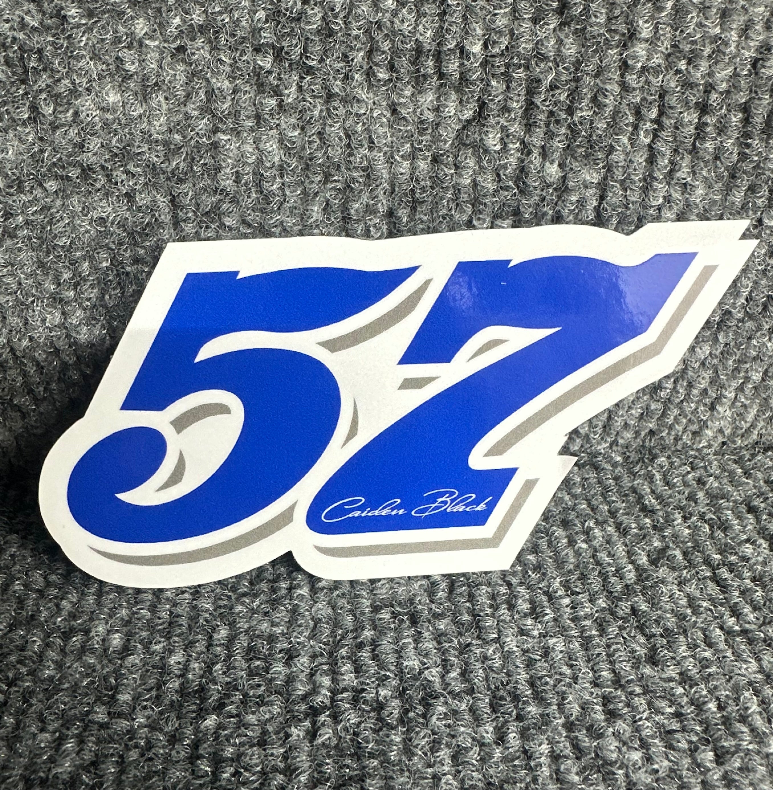 Matte Small "57" Sticker